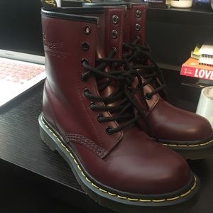 Cherry Red Dr. Martens Size US 6